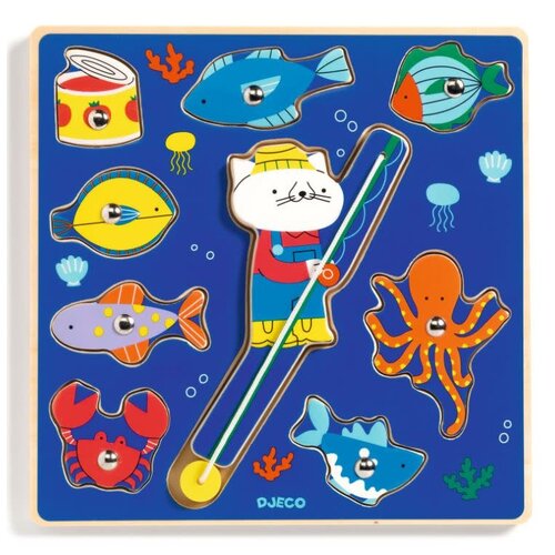 Djeco Puzzel & Vis Kleur Djeco Puzzel & Vis Kleur