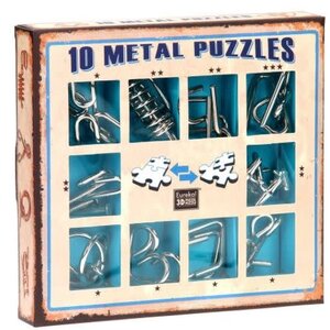 Eureka breinpuzzelset 10 metal puzzles