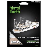 metalen puzzel stoomboot