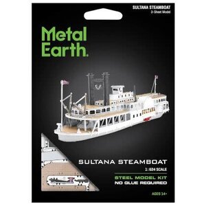 Metal Earth metalen puzzel stoomboot