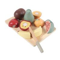 Houten snijset fruit