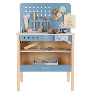 Little Dutch Houten werkbank - Blauw