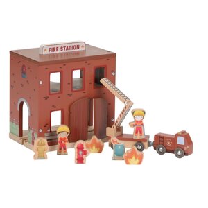 Little Dutch Houten brandweerkazerne – Rood