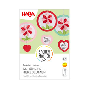 HABA Knutselset - Hangers Hartbloemen