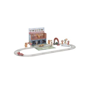 Little Dutch Houten racebaan in speelkoffer – Meerkleurig – Essentials