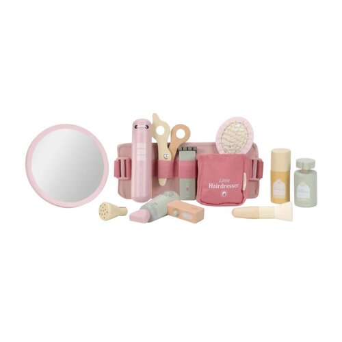 Little Dutch Houten kappersset – Roze – Essentials Little Dutch Houten kappersset – Roze – Essentials