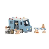 Houten politiewagen – Blauw – Essentials