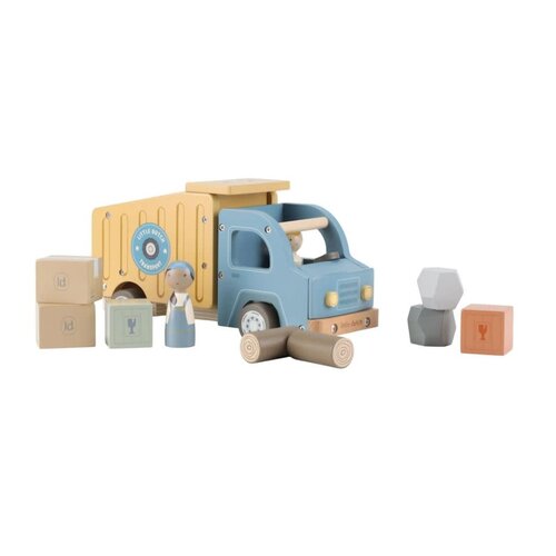 Little Dutch Houten kiepwagen – Meerkleurig – Essentials Little Dutch Houten kiepwagen – Meerkleurig – Essentials