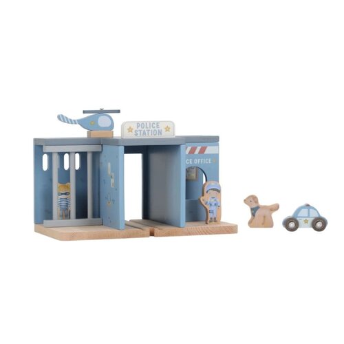 Little Dutch Houten politiebureau – Blauw – Essentials Little Dutch Houten politiebureau – Blauw – Essentials