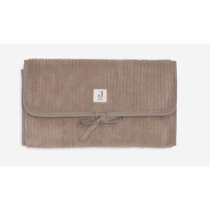 Jollein Verschoningsmat met Opbergvakken Cloudy Rib - Milky Coffee