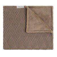 Wiegdeken teddy Sierra clay
