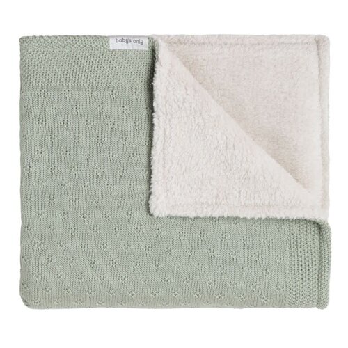 Baby's Only Wiegdeken teddy Mood laurel green Baby's Only Wiegdeken teddy Mood laurel green