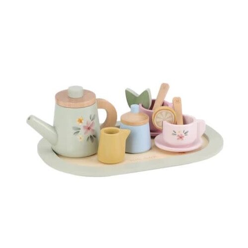 Little Dutch Houten theeservies - Meerkleurig - Essentials Little Dutch Houten theeservies - Meerkleurig - Essentials