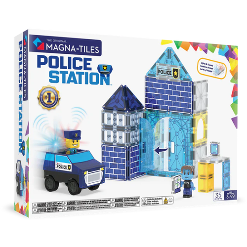 Magna-Tiles MAGNA-TILES® Police Station 35-Piece Set