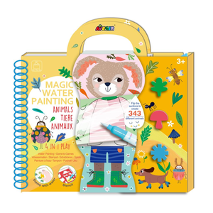 Avenir Waterschilderen - Bosdieren (4-in-1: verven met water, spellen, tekenen & stempelen)