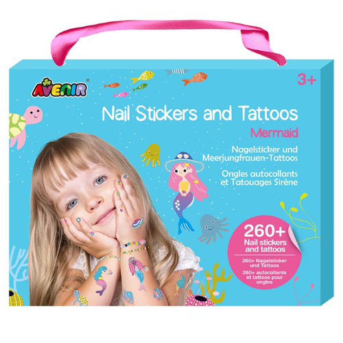 Avenir Nail Stickers & Tattoos - Zeemeermin