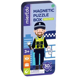 mieredu Magnetische puzzeldoos -  Politie Officier