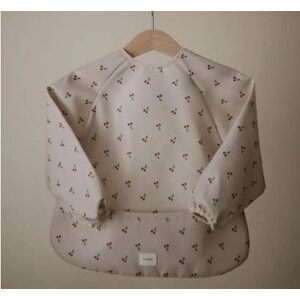 Mushie LONG SLEEVE BIB - Cherries Mushie LONG SLEEVE BIB - Cherries