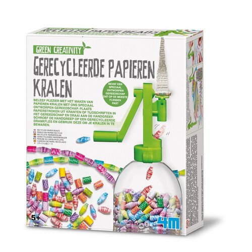 4m Green Creativity - Gerecycleerde Papieren Kralenketting