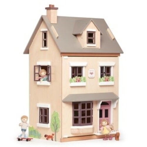 Tender Leaf Poppenhuis - Villa Foxtail (44x37.5x71) + 1 SET MEUBELS Tender Leaf Poppenhuis - Villa Foxtail (44x37.5x71) + 1 SET MEUBELS