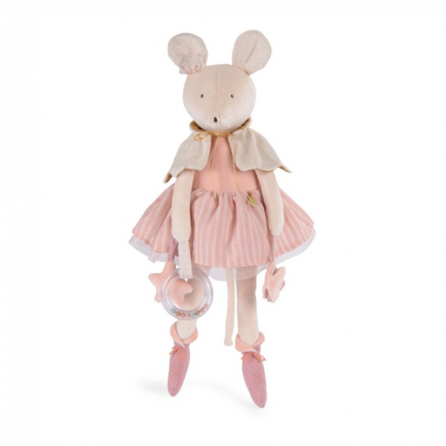 Moulin Roty Activiteitenknuffel -  Mouse "La Petite Ecole de Danse" (57cm)