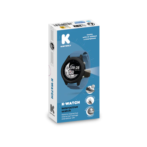 kidywolf KIDYWATCH - Interactieve horloge "Blauw"