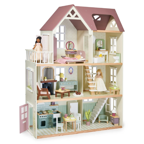Tender leaf Poppenhuis - Mulberry Mansion (103.5 x130.5x38 cm) MEUBELS INBEGREPEN