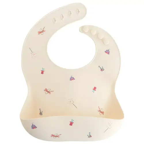 Mushie SILICONE BIB - Circus