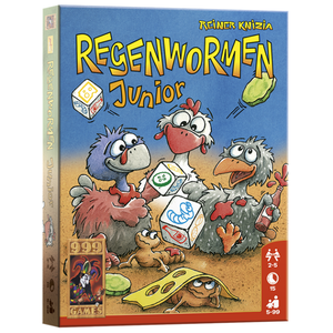 999 Games Regenwormen junior - Dobbelspel 999 Games Regenwormen junior - Dobbelspel