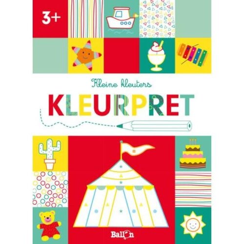 Standaard Uitgeverij Kleurpret tent 3+ rood