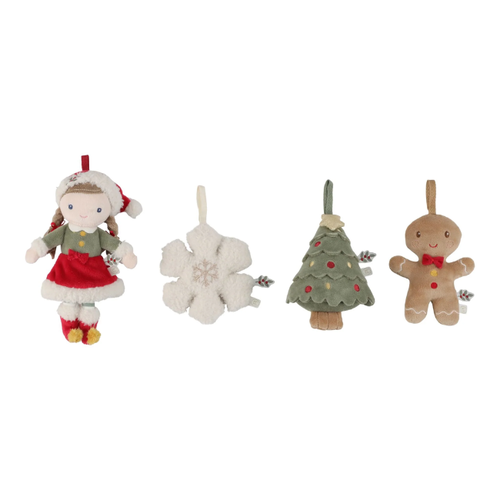 Little Dutch Kersthangers Set - Rosa Little Dutch Kersthangers Set - Rosa