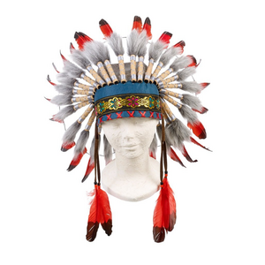 Souza Ituha Chief indianen hoofdtooi, verstelbaar
