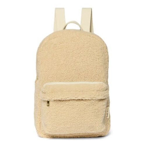 Studio Noos Teddy Midi Backpack Front Pocket Ecru