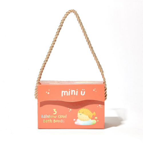 Mini Ü Badbruisballen Regenboog Wolk 3stuks