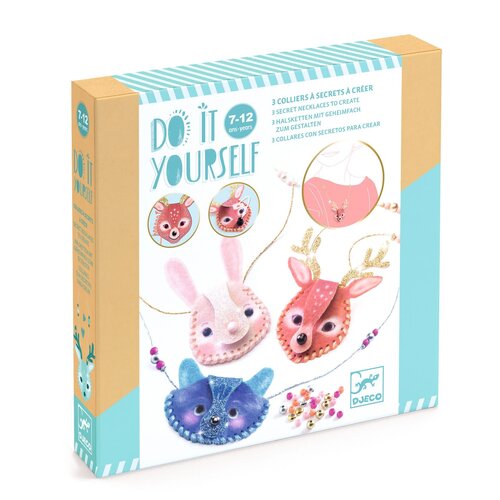 Djeco DIY - 3 glinsterende kettingen maken (7-12j)
