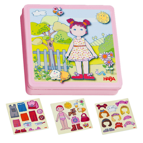 HABA Magneetspeldoos - Aankleedpop Lilli HABA Magneetspeldoos - Aankleedpop Lilli