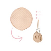 Play&&go stripes brown organic babymat