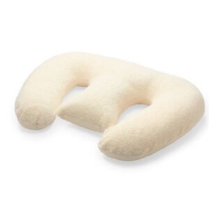 Ilmaha Voedingskussenhoes tweeling teddy | Ecru