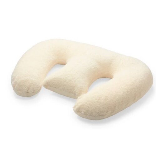 Ilmaha Voedingskussenhoes tweeling teddy | Ecru