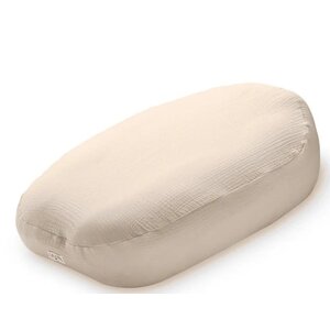 Ilmaha Relax hoes voor voedingskussen hydrofiel | Champagne Ilmaha Relax hoes voor voedingskussen hydrofiel | Champagne