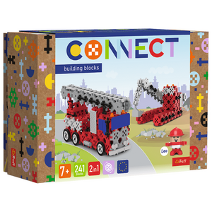 Trefl Connect - M - Brandweerwagen / Rups Graafmachine FSC Mix 70%