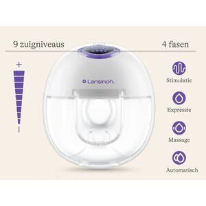 Lansinoh Draadloze enkelzijdige Kolf Lansinoh Draadloze enkelzijdige Kolf