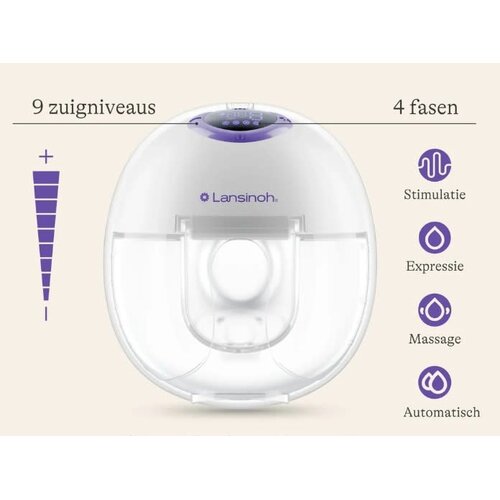Lansinoh Draadloze enkelzijdige Kolf
