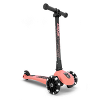 SCOOT AND RIDE - HIGHWAYKICK 3 LED - PEACH