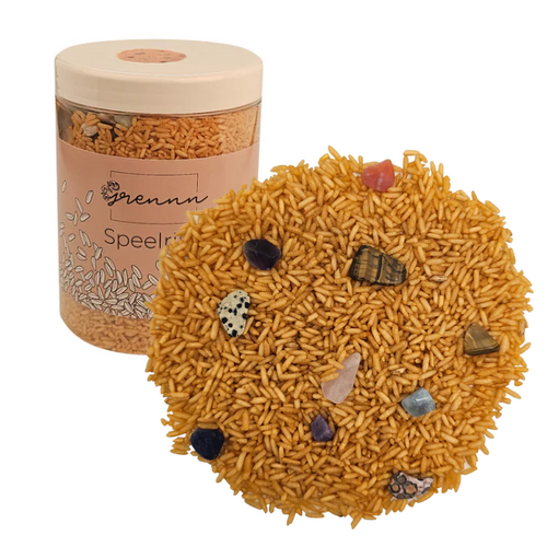 Grennn Speelrijst - Edelstenen Mix (750g) Grennn Speelrijst - Edelstenen Mix (750g)