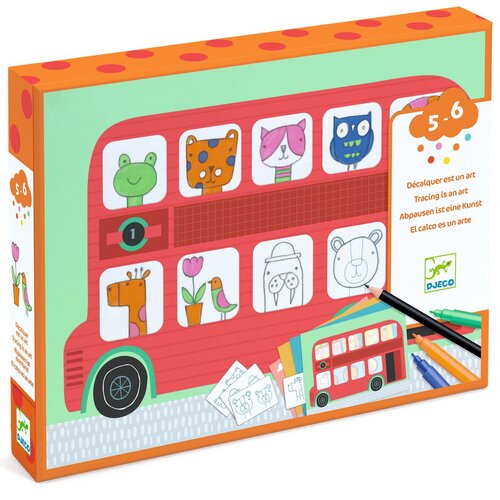 Djeco Knutseldoos - Tekenen 'Overtrekken' (5-6j)