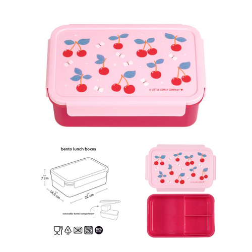 A Little Lovely Company Bento Lunch Box - Cherries A Little Lovely Company Bento Lunch Box - Cherries