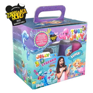 Tuban Tubi Jelly Set With 6 Colors And Small Aquarium "Mermaids"