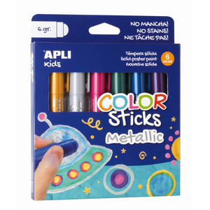 Apli APLI - Color Stick metallic 6 kleuren
