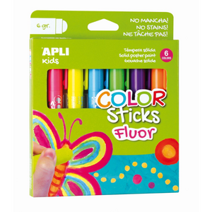 Apli APLI - Color Stick fluor 6 kleuren